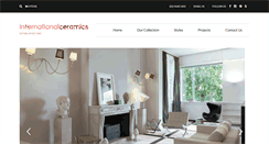 Desktop Screenshot of international-ceramics.com.au